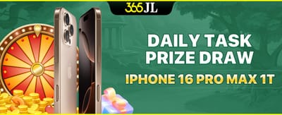 Daily Task Mega Prize Draw promotion banner